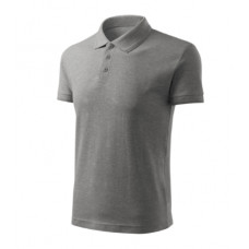 Pique Polo Free - dark gray melange