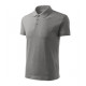 Pique Polo Free - dark gray melange