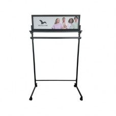 Floor stand with shelf MALFINI - black