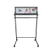 Floor stand with shelf MALFINI - black