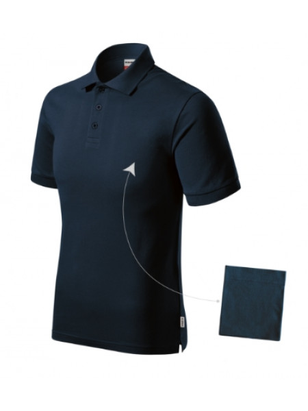 Resist Heavy Polo - navy blue 02 (brand label)