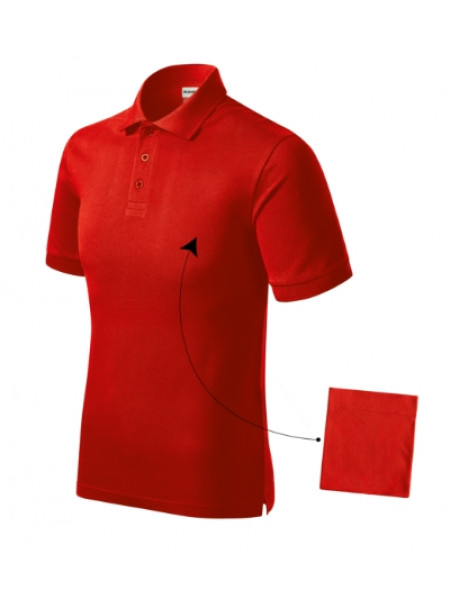 Resist Heavy Polo - red