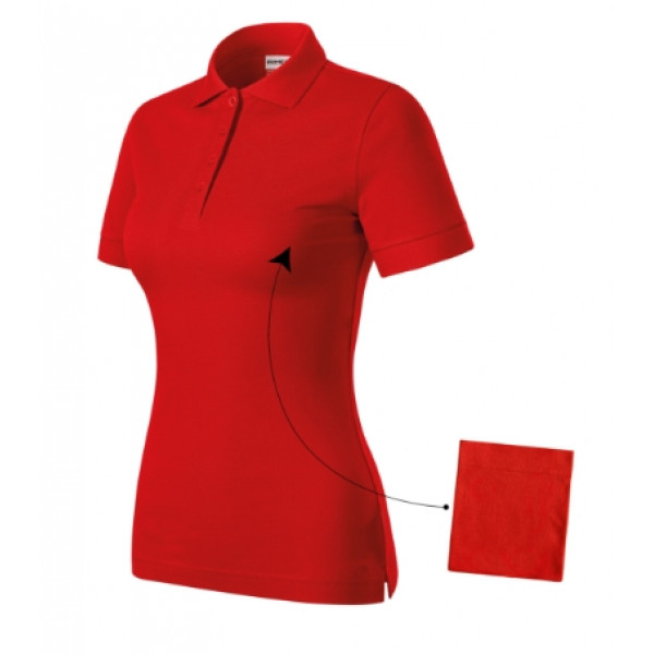Resist Heavy Polo - red