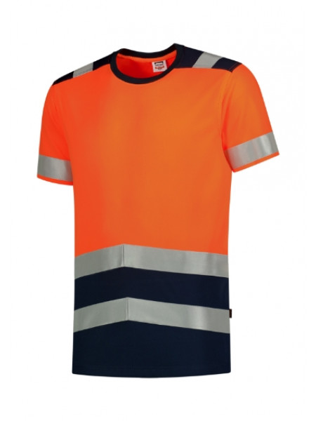 T-Shirt High Vis Bicolor - fluoreszierendes orange