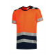 T-Shirt High Vis Bicolor - fluorescent orange