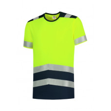 T-Shirt High Vis Bicolor - fluorescent yellow