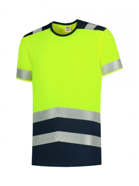 T-Shirt High Vis Bicolor - fluoreszierendes gelb