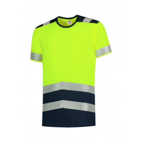 T-Shirt High Vis Bicolor - fluorescent yellow