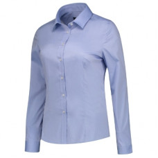 Fitted Stretch Blouse - blue