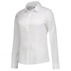 Fitted Stretch Blouse - white