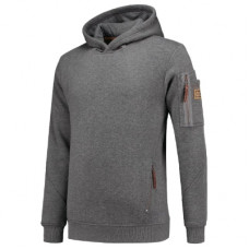 Premium Hooded Sweater - stone melange