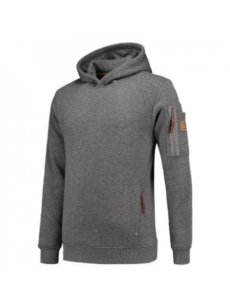 Premium Hooded Sweater - stone melange