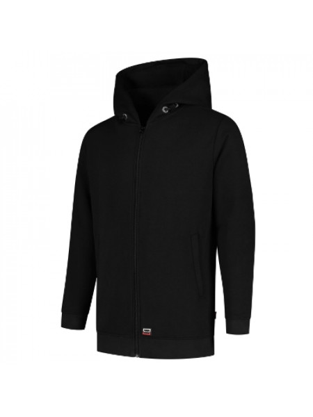 Hooded Sweat Jacket Washable 60°C - black
