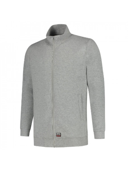 Sweat Jacket Washable 60 °C - grey melange