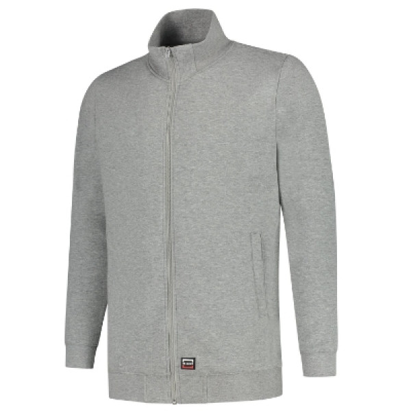 Sweat Jacket Washable 60 °C - grey melange