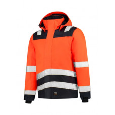 Midi Parka High Vis Bicolor - fluorescent orange
