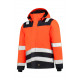 Midi Parka High Vis Bicolor - fluorescent orange