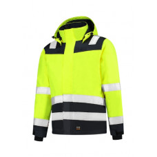 Midi Parka High Vis Bicolor - fluorescent yellow