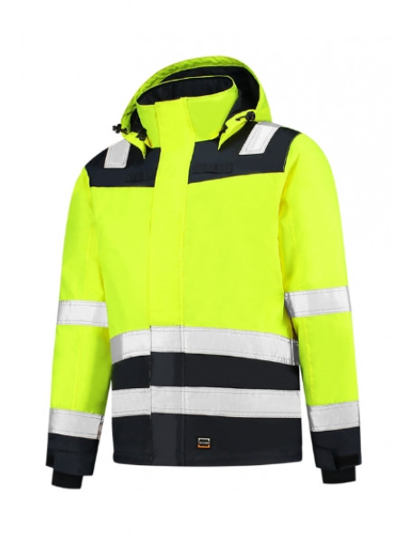 Midi Parka High Vis Bicolor - fluorescent yellow