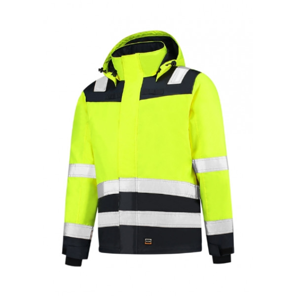 Midi Parka High Vis Bicolor - fluorescent yellow