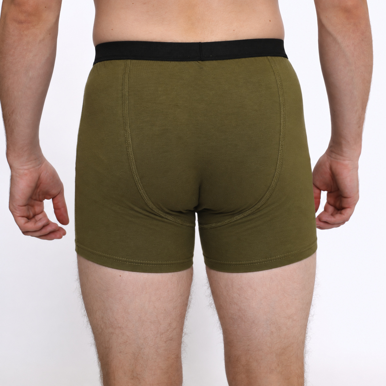 Boxer Briefs 010-1 — olive — back